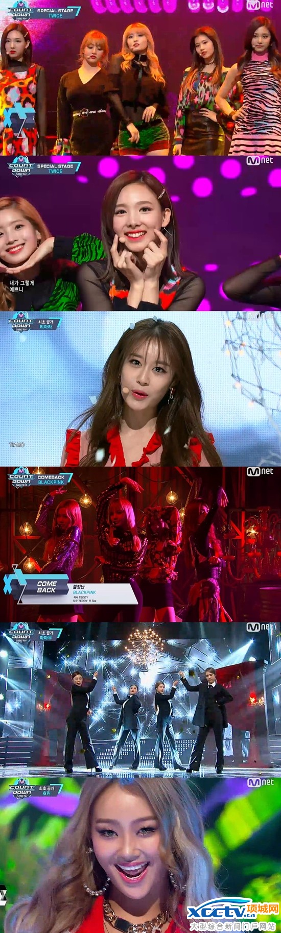 【視頻】Twice勢(shì)不可擋! 連續(xù)兩周《M COUNTDOWN》稱后