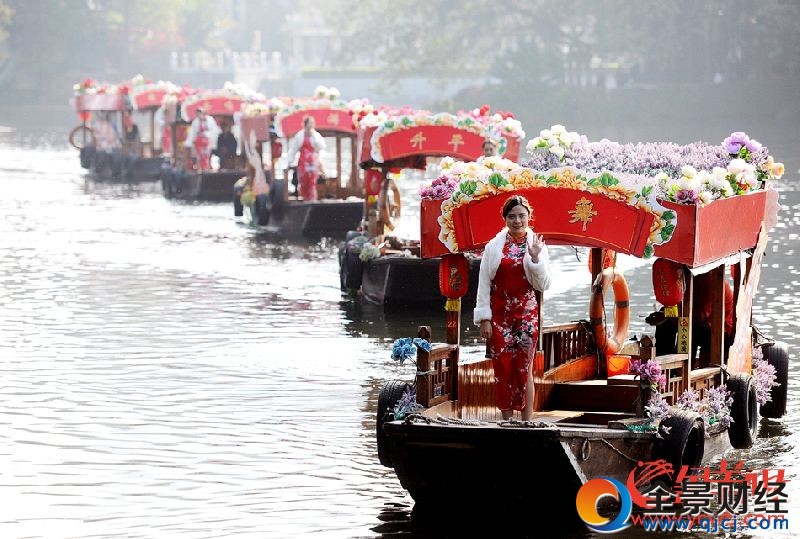 【網(wǎng)絡(luò)媒體走轉(zhuǎn)改】廣州荔灣水上花市開埠