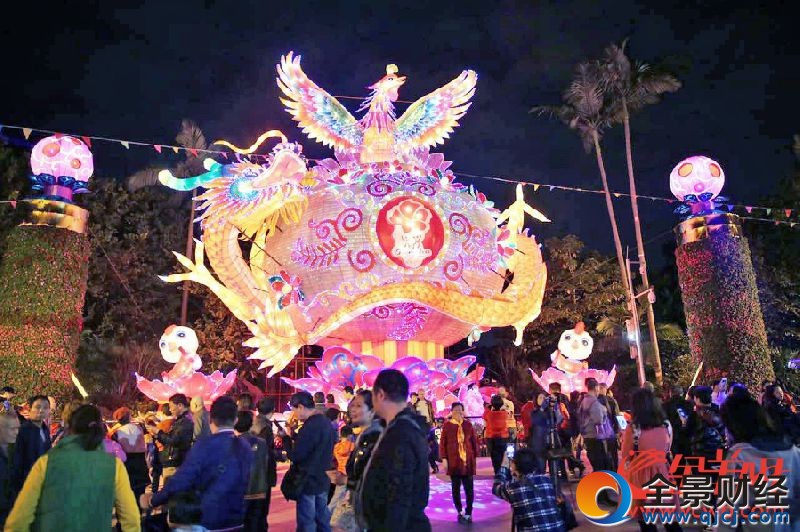 廣州市越秀公園越秀燈會,美輪美奐的燈色